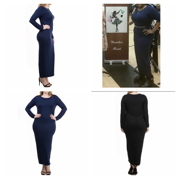 Waunda's Closet Dresses & Skirts - ✅PLUS SIZE CHIC BLUE MAXI DRESS